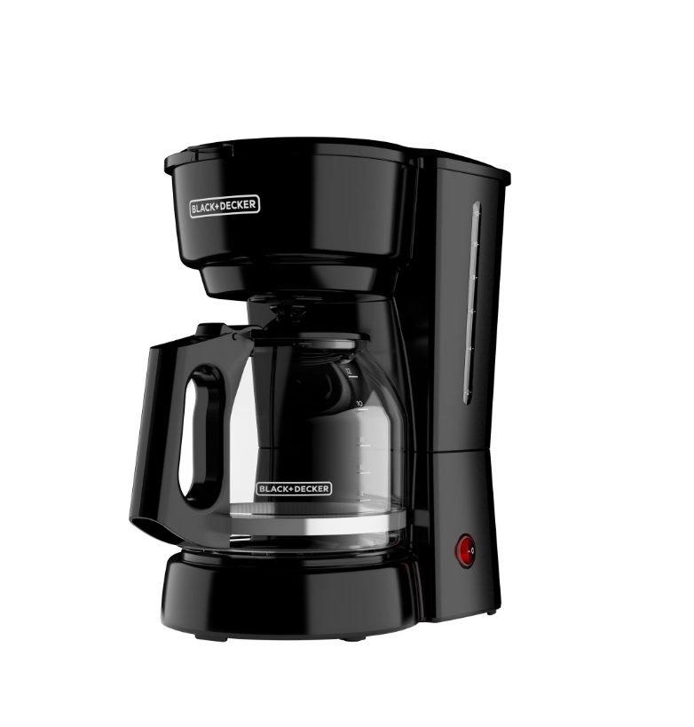 BLACK+DECKER 12-Cup Drip Coffee Maker with Easy On/Off Switch and Sneak-A-Cup Feature