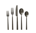 Better Homes & Gardens 20-Piece Black Stainless Steel Flatware Set (Service for 4)