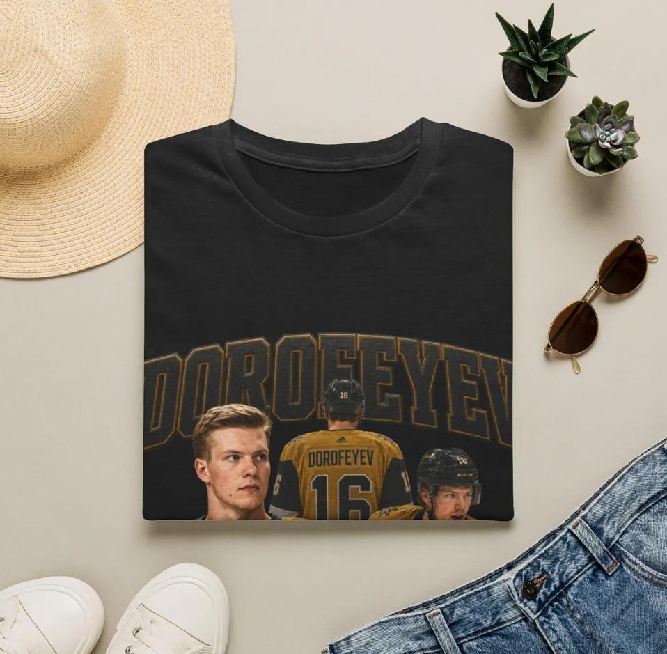 Pavel Dorofeyev Graphic T-Shirt Retro Team Photo, Number 16 Jersey Design