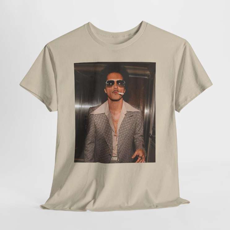 Romantic Tour Vibes T-Shirt Retro Love Concert Tee Bruno
