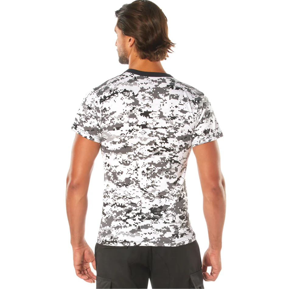Digital City Camo Military T-Shirt
