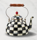 MacKenzie-Childs Courtly Check Tea Kettle - 3-Qt.