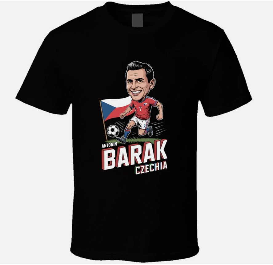 Antonin Barak Czechia Midfielder World C T Shirt