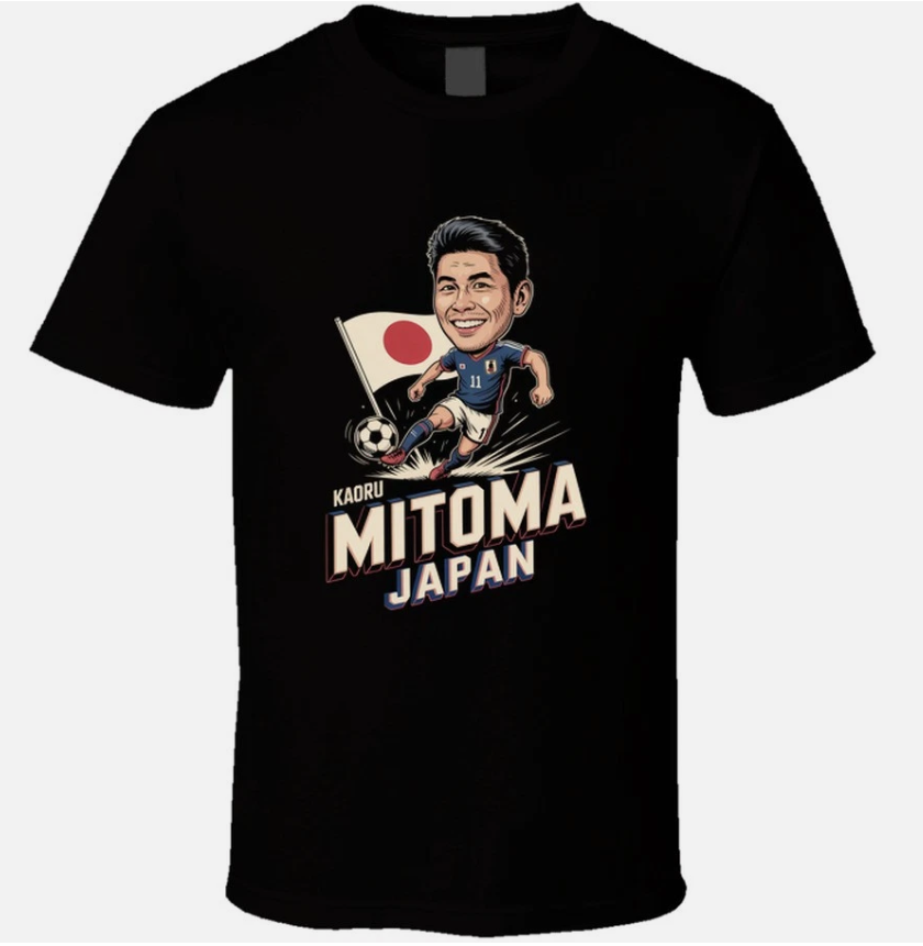 Kaoru Mitoma Japan Forward World Cup Soc T Shirt