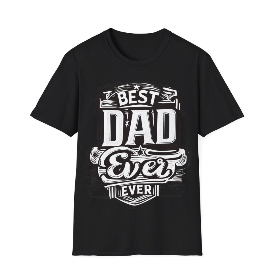 Father T-Shirt Gift for Dad & Grandpa – Birthday Gift Softstyle Cotton Fatherhood Tee