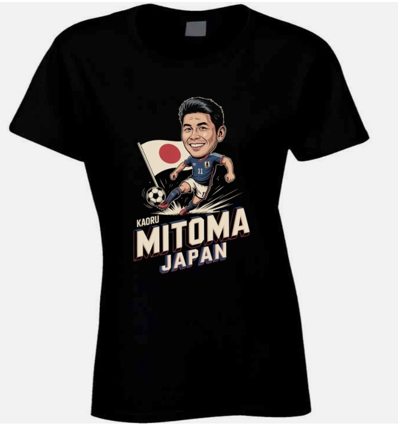 Kaoru Mitoma Japan Forward World Cup Soc T Shirt