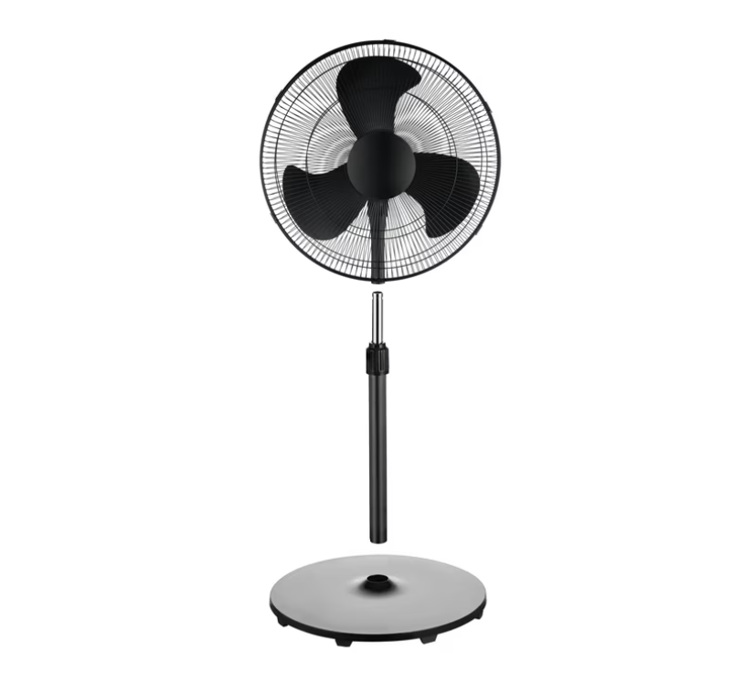 Mainstays 48-Inch Tall Pedestal Fan, 3-Speed Oscillating, Adjustable 18" Fan Head, Black, FS45-19MB