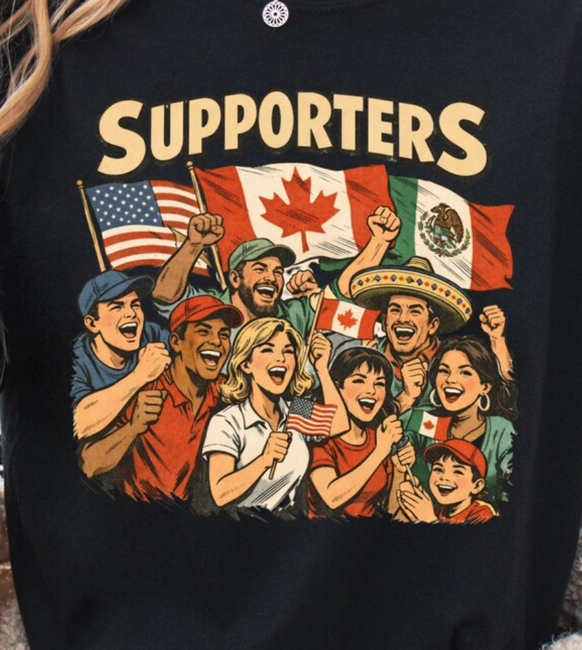 World Cup 2026 Soccer T-Shirt, USA Canada Mexico Supporters Tee, FIFA world cup 2026
