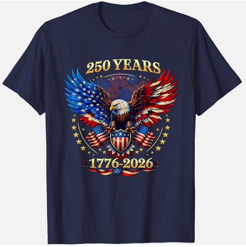 250 Anniversary USA 250th Years 4th July Independence Day T-Shirt