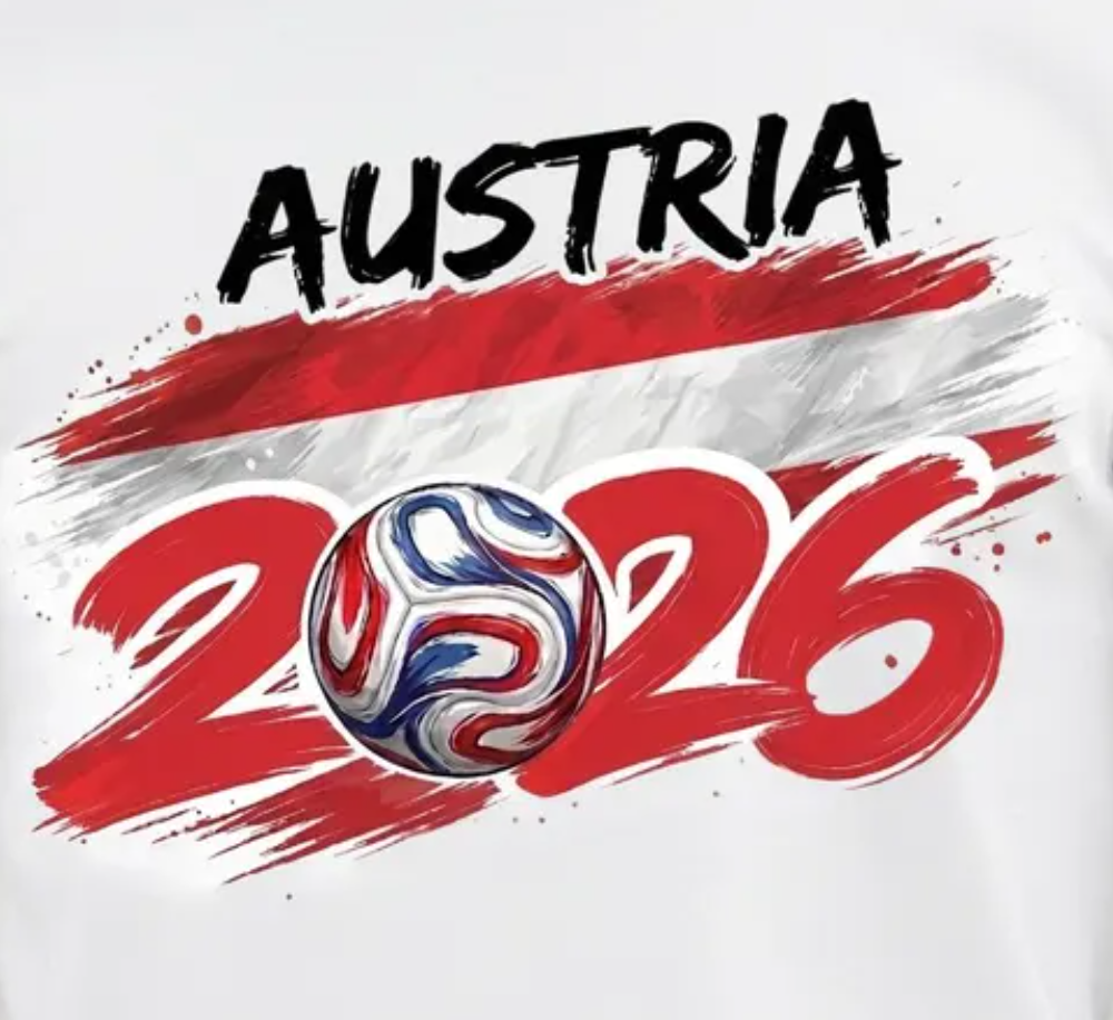 Austria 2026 Soccer Shirt, Global Soccer 2026 Austria T-shirt, Das Team Fan Gift, Austria Flag Football Tee, Soccer Lover Tee,Austrian Pride