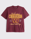 Washington Commanders Vintage Inspired Graphic Tee - Vintage NFL Fan Shirt
