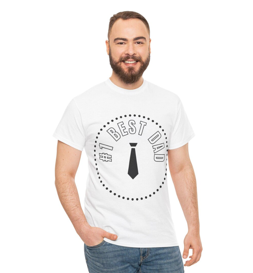 Number One Best Dad T-Shirt – Father’s Day Gift – Funny Inspirational Dad Graphic Tee