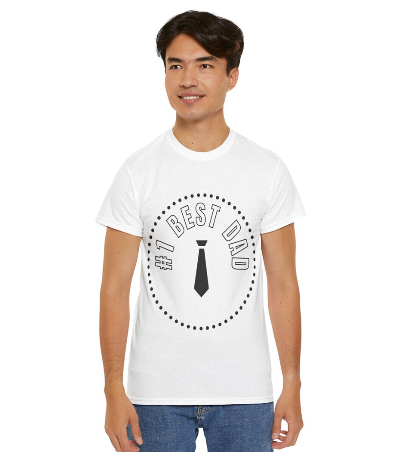 Number One Best Dad T-Shirt – Father’s Day Gift – Funny Inspirational Dad Graphic Tee