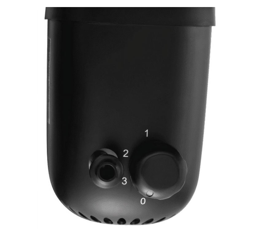 Pelonis 16-Inch Adjustable Pedestal Fan, 3-Speed Oscillating, Black, FS40-19MB