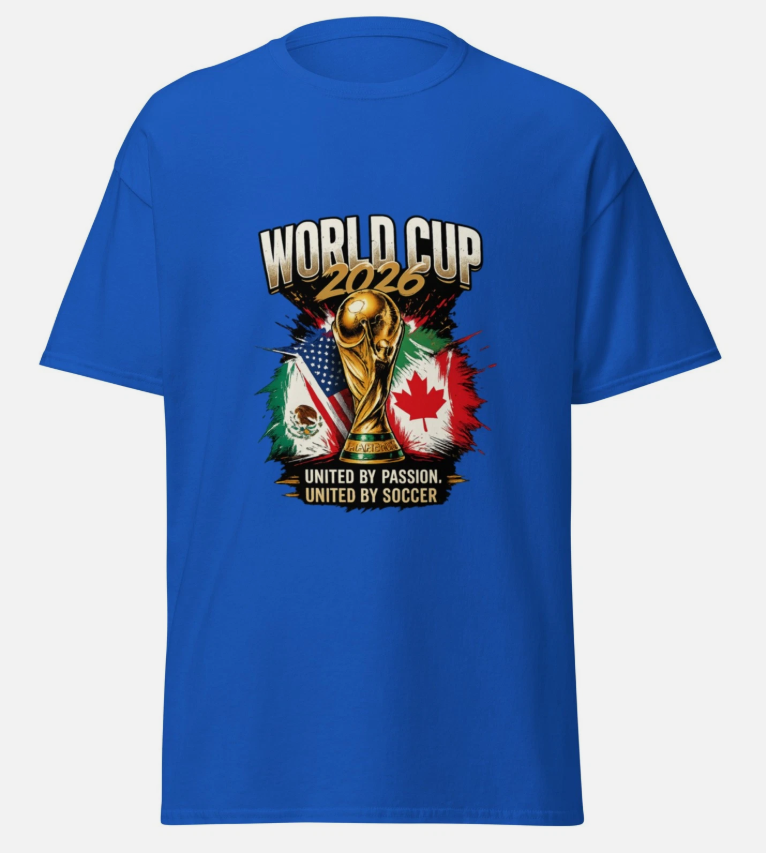 Soccer World Cup 2026 T Shirt USA Mexico Canada Football Fan Gift Tee