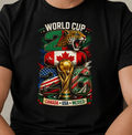 World Cup 2026 Shirt North America Football Fan USA Canada Mexico Gift Tee