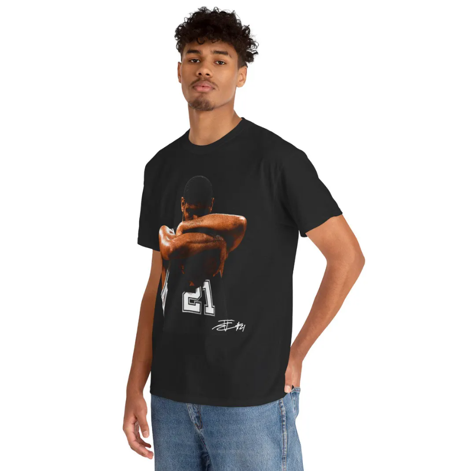 Tim Duncan San Antonio T Shirt Graphic Tee