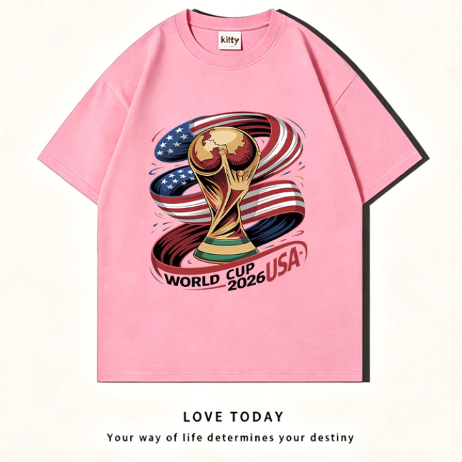World Cup 2026, breathable T-shirt