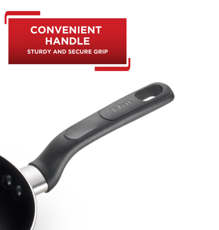 T-fal Easy Care Nonstick Cookware, Jumbo Cooker, 5 Quart, Grey