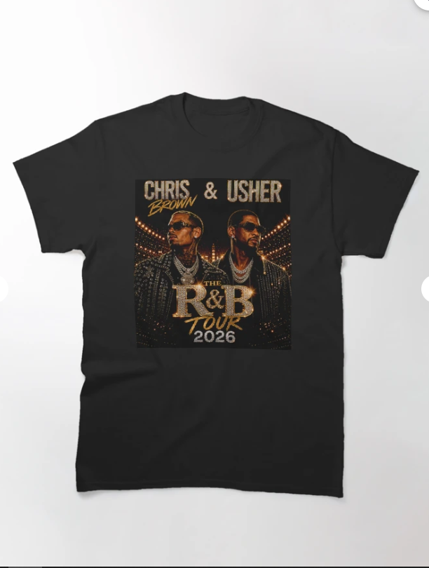 Chris Brown And Usher The RB Tour Raymond And Brown 2026 North America Classic T-Shirt