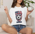 World Cup 2026 Soccer Shirt, USA Soccer 2026, World Cup Flag Soccer Ball T-shirt, World Cup Fan Tee