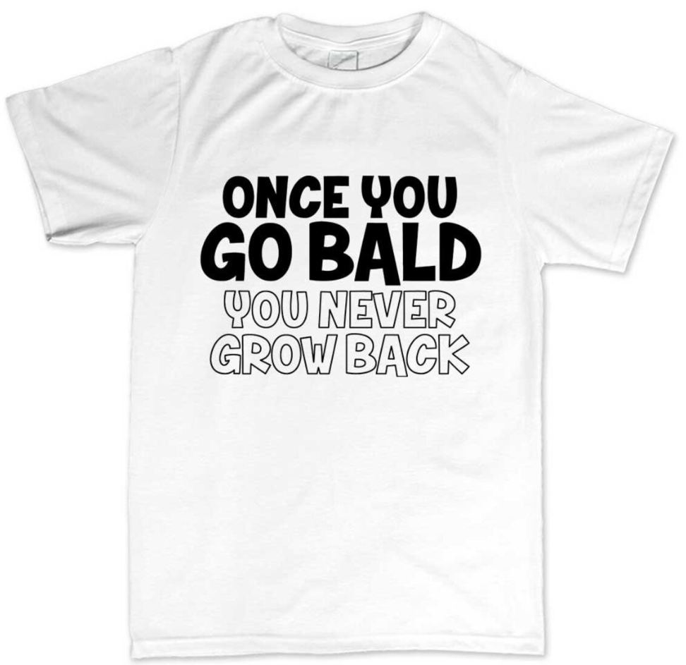 Funny Bald Dad T-Shirt – Novelty Father’s Day Gift for Dad