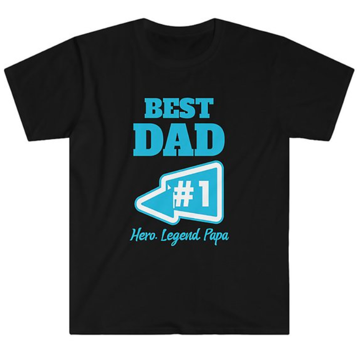 Daddy Shirt #1 Dad Shirt for Men Dad Shirts Fathers Day Shirt Gifts for Dads