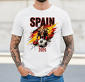 Spain Soccer T-Shirt 2026, Spanish Football Bull Graphic Tee, Spain National Team Supporter Gift, Matador Style Soccer Shirt,