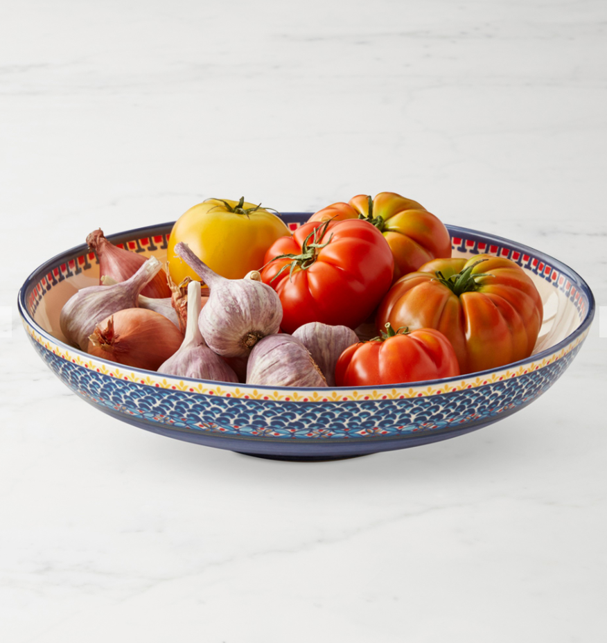 Sicily Ceramic Fruit Bowl