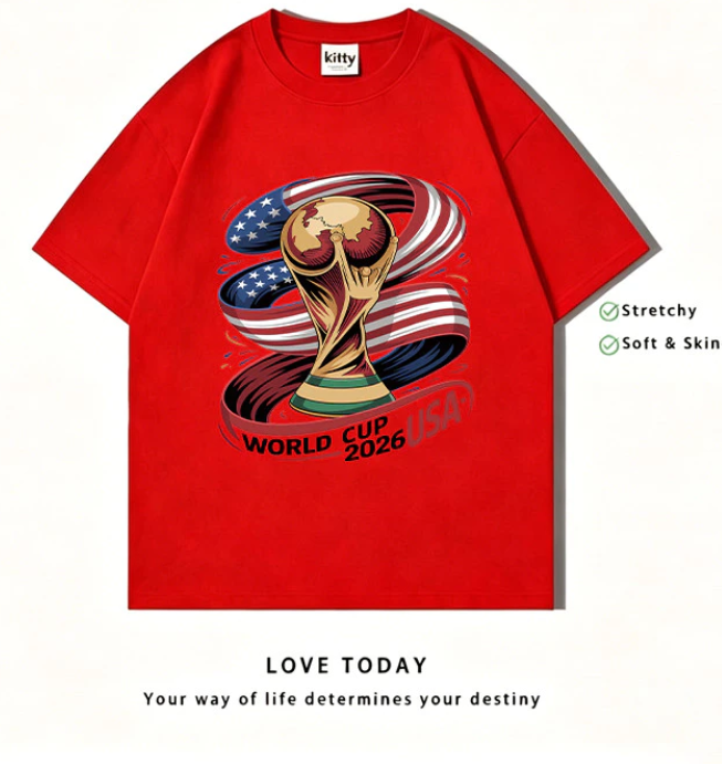 World Cup 2026, breathable T-shirt