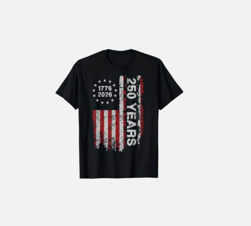 250 Years America Anniversary 250th Independence Day Freedom T-Shirt