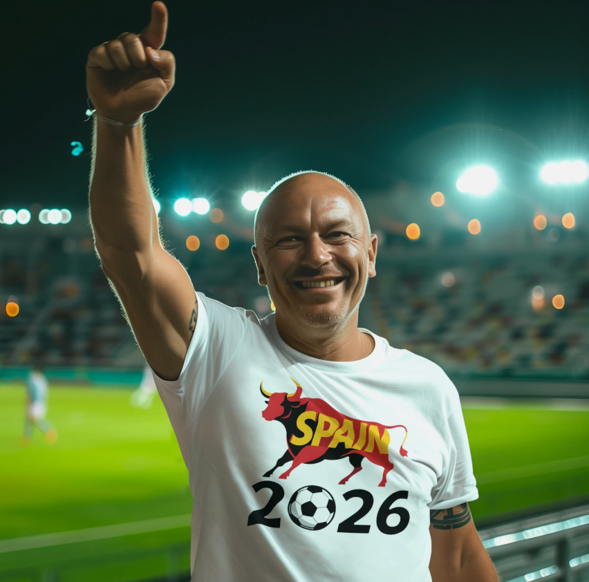 2026 World Cup Spain Soccer Fan T-shirt