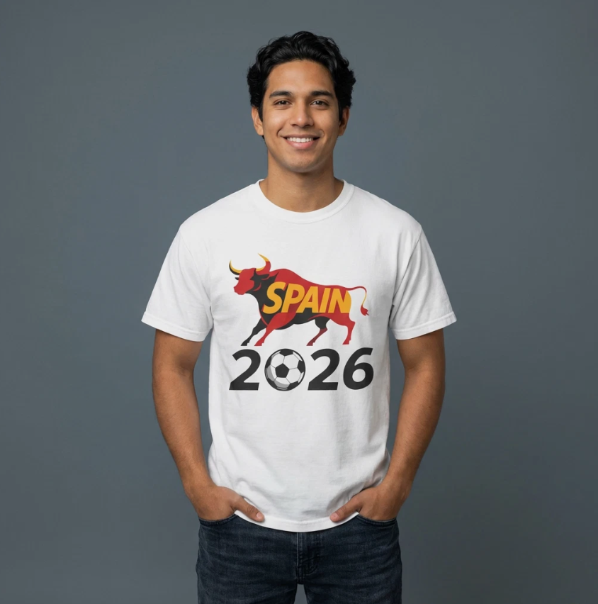 2026 World Cup Spain Soccer Fan T-shirt