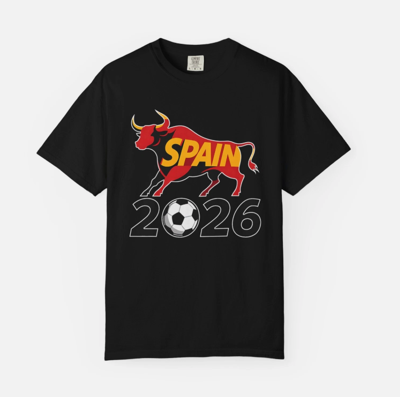 2026 World Cup Spain Soccer Fan T-shirt