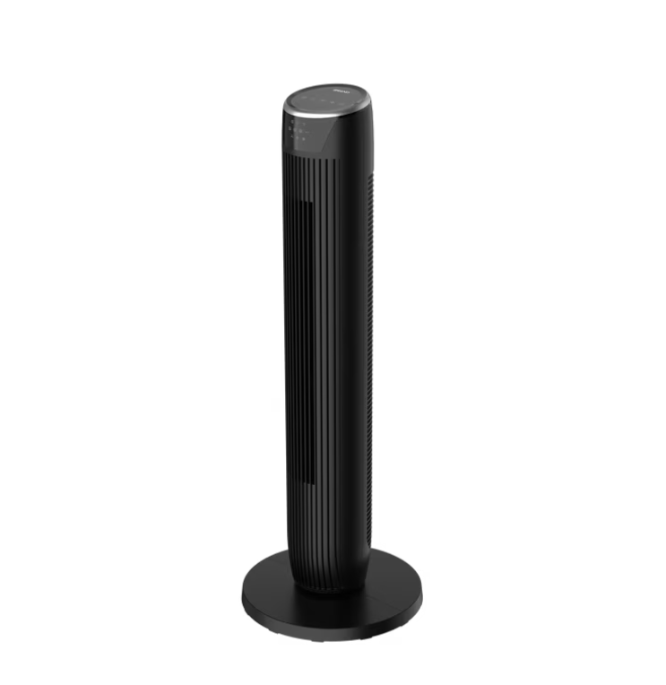 Mainstays 36-Inch Tower Fan with 3-Speed Settings and Oscillation, Remote, Black, MSWMT24JRV