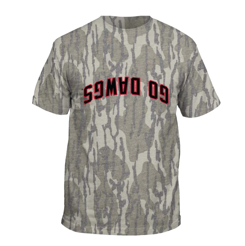 UGA Upside Down Dawgs Camo Short Sleeve T-Shirt