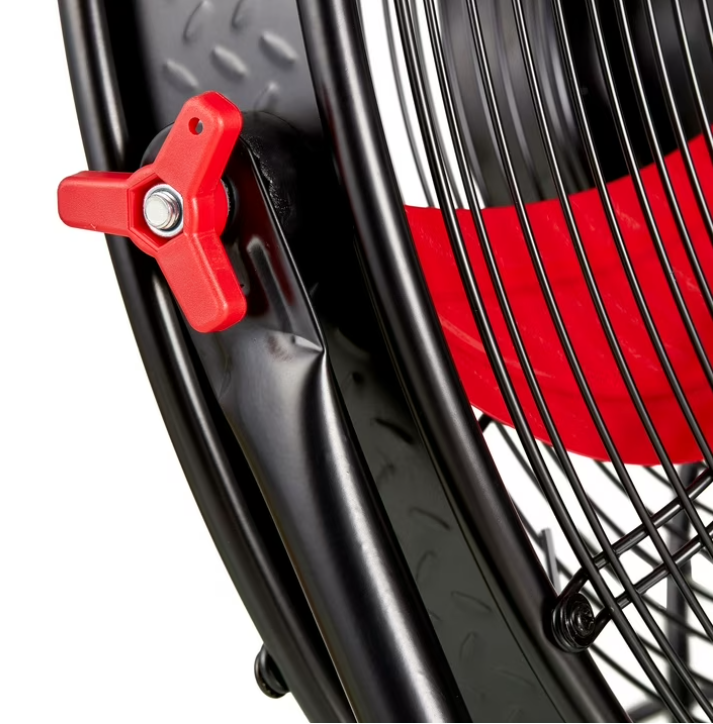 Hyper Tough 20-Inch HV Sealed Motor Drum Fan with 3-Speed Control, Wall Mountable