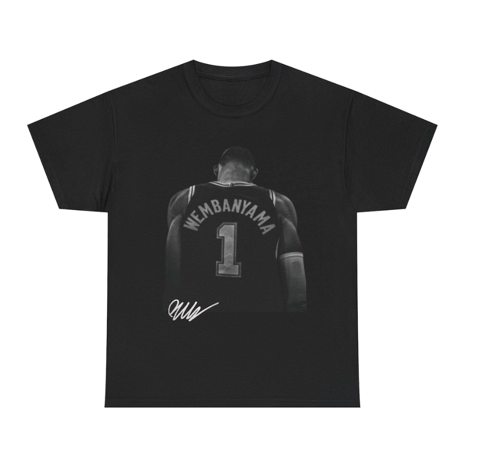 Victor Wembanyama San Antonio T Shirt Autograph Edition