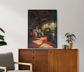 Pikachu and Ash Pokeart Canvas Poster Wall Art Home Decor
