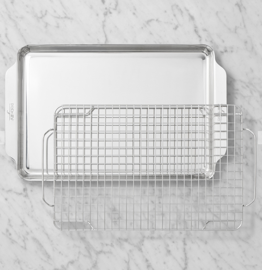 All-Clad Stainless Steel Half Sheet with Cooling Rack