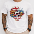 England 2026 World Cup Shirt, England Soccer T-Shirt,Football Fan Tee