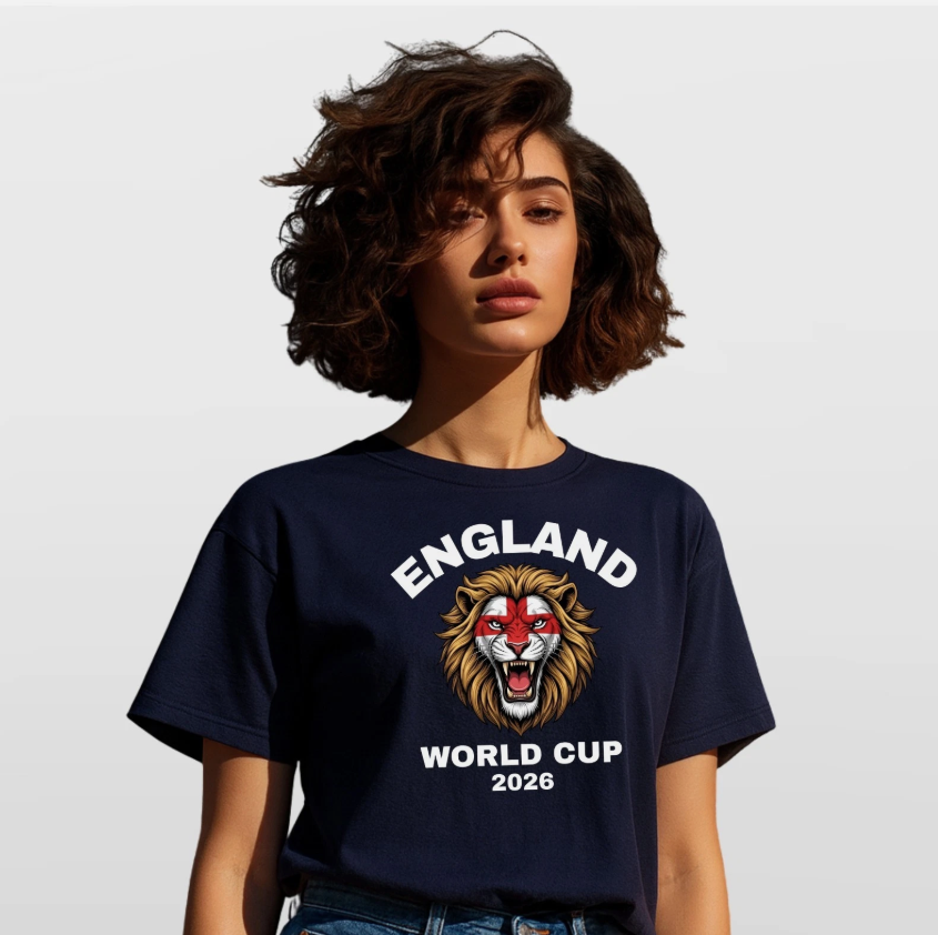 ENGLAND World Cup 2026 Adult T-Shirt Football Coming Home Soccer Unisex Tee