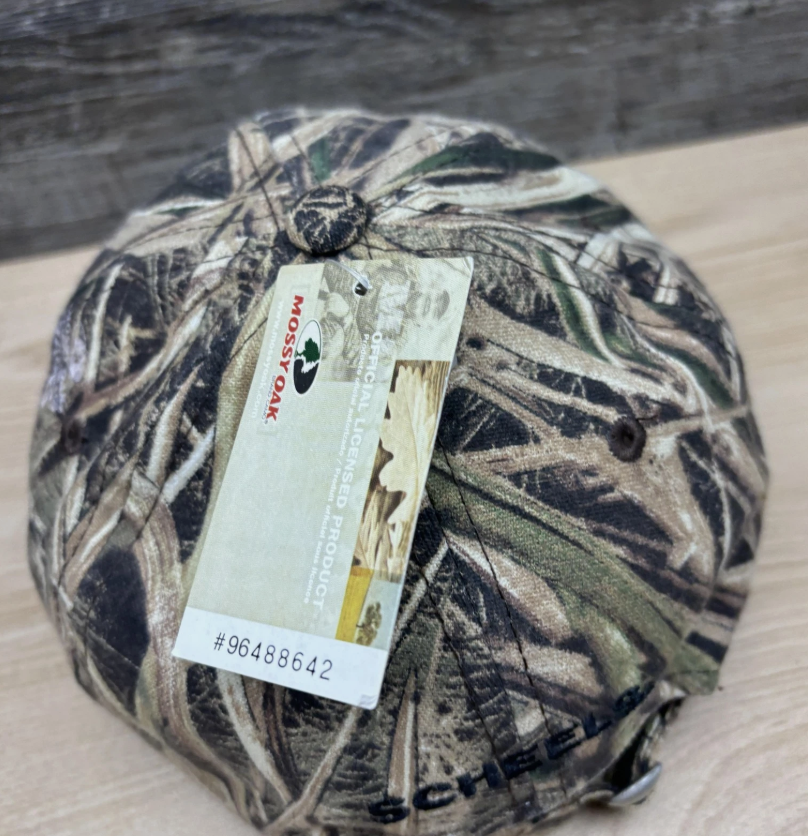 Scheels Outfitters Hat Cap Strap Back Mens OSFA Camo Duck Mossy Oak NWT