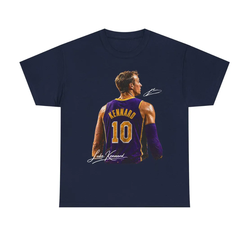 Luke Kennard Los Angeles T Shirt Autograph Edition Basketball Graphic Tee