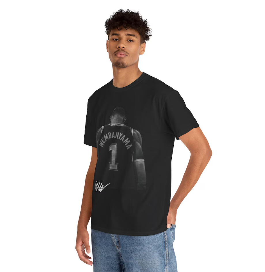 Victor Wembanyama San Antonio T Shirt Autograph Edition
