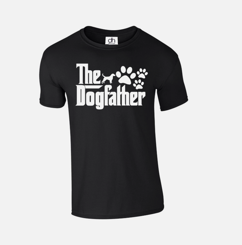 The Dog Father Dad Fathers Day Tshirt Gift Pet Lover ( DOGFATHER , T-SHIRT )