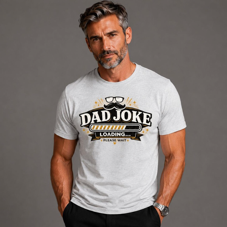 Dad Joke Loading Shirt – Funny Humor Tee – Father’s Day Gift for Dad