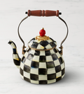MacKenzie-Childs Courtly Check Tea Kettle - 2-Qt.