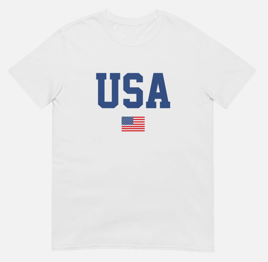USA Shirt, 4th of July Independence Day T-Shirt, Unisex American Flag Tee