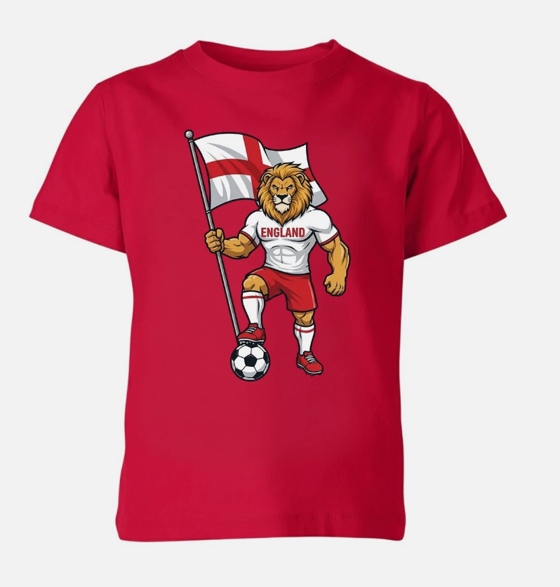 ENGLAND World Cup Football 2026 Adult Kids T-Shirt Coming Home Soccer Tee